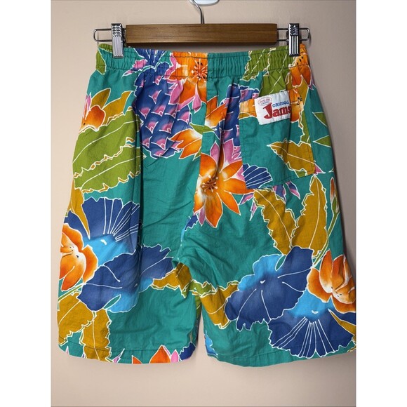 Vtg Surf Line Hawaii Original Jams Shorts Men's Size Medium - Picture 2 of 10